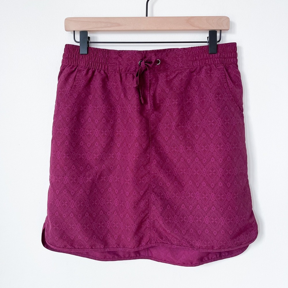 Duluth Trading Co Go-Go Skort Womens Small Purple Outdoor Granola Girl Hiking‎